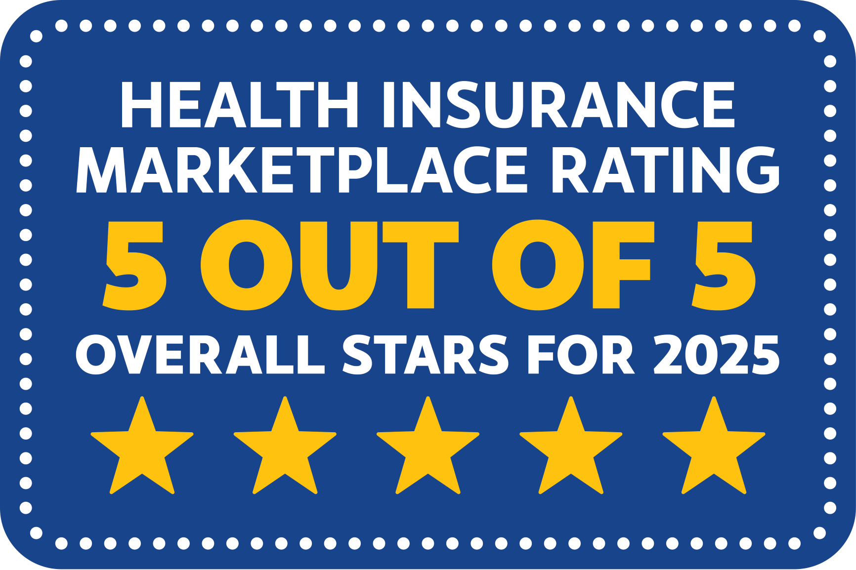Health Insurance MarketPlace Rating 5 out of 5
